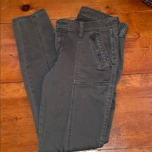 Gap Grey/Green Cargo Style Pant